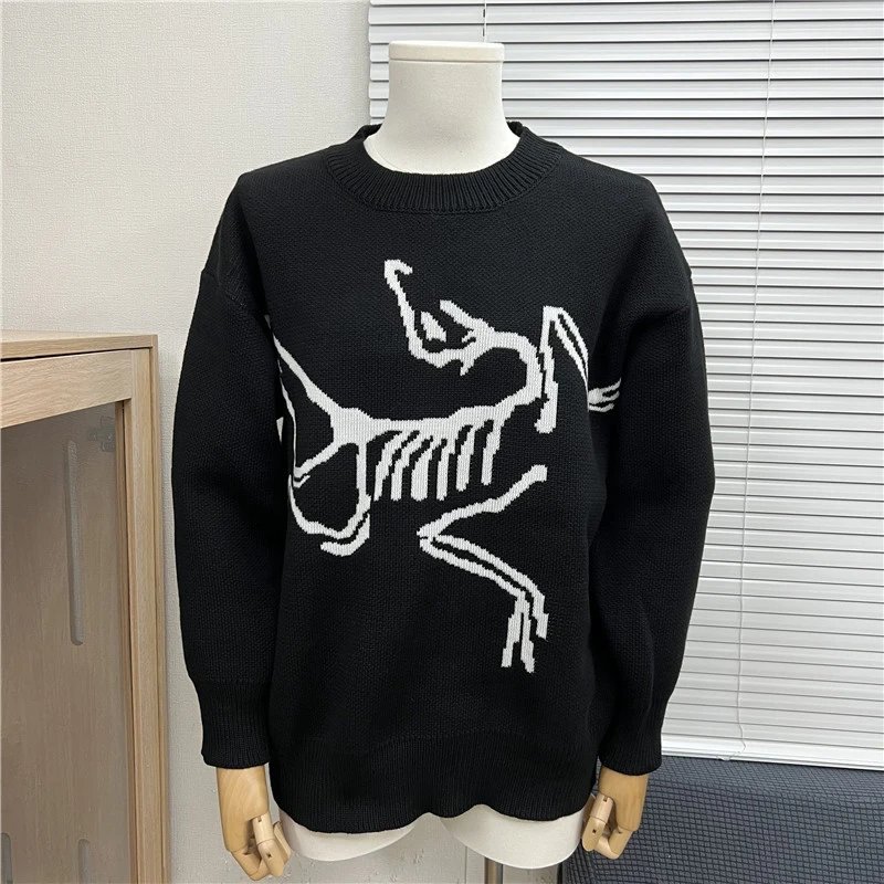 Dior Oblique Knit Sweater Navy and White Geometric Pattern Sweater - 9