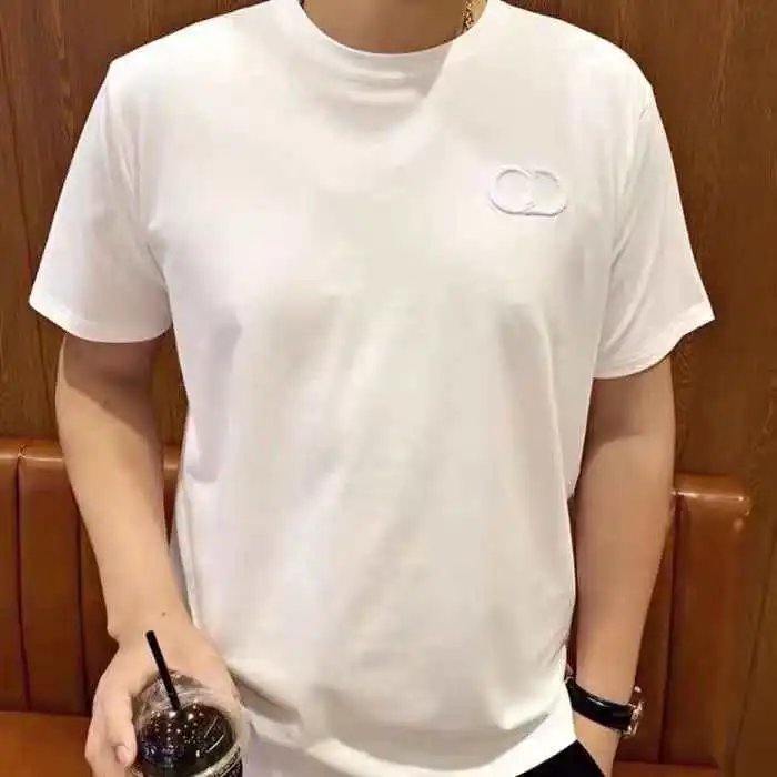 White short-sleeve with white CD logo