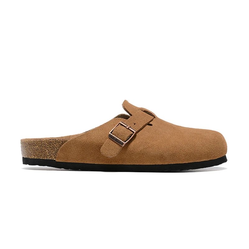Birkenstock Boston Clog Chestnut Suede Casual Shoes - 14