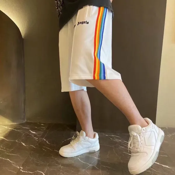 Palace Angels Blue Track Shorts - 7