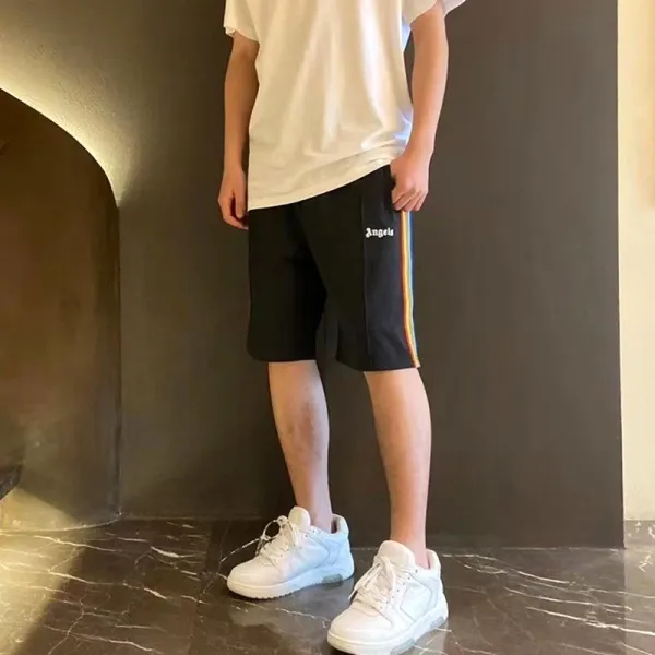 Palace Angels Blue Track Shorts - 6
