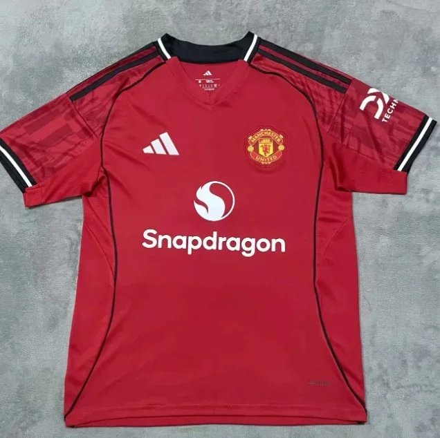 Adidas Manchester United 2024-25 Home Jersey Red/Black Snapdragon