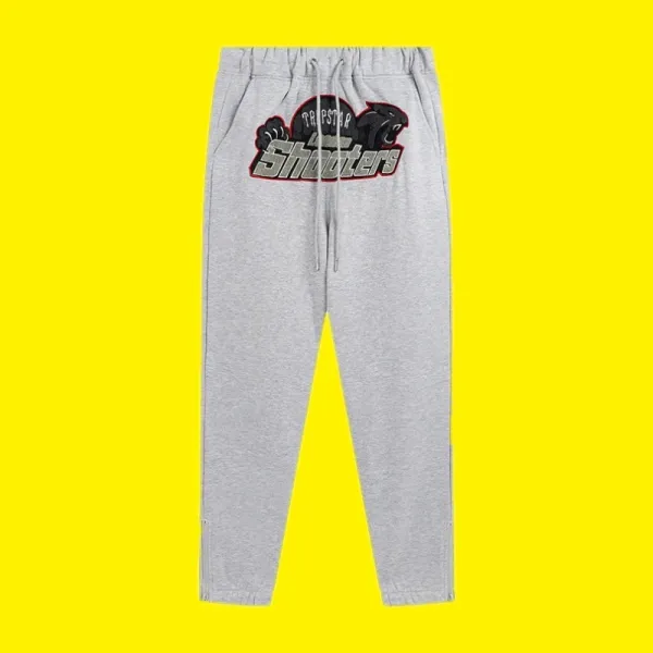 Trapstar Shooters Graphic Sweatpants Gray - 1