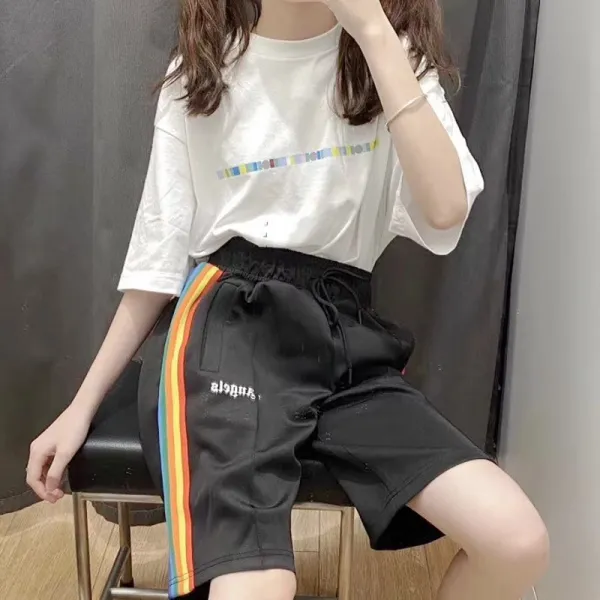Palace Angels Blue Track Shorts - 8