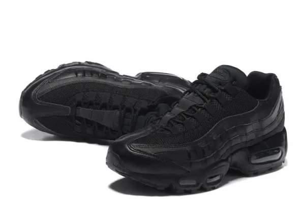 Nike Air Max 95 Grey Red Black Sneakers - 8