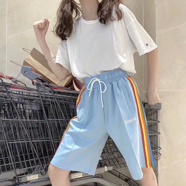 Palace Angels Blue Track Shorts - 9