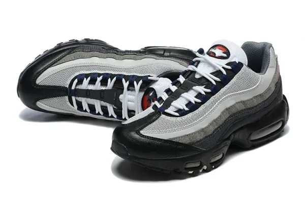 Nike Air Max 95 Black/White/Gray Sneakers - 1