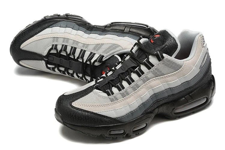 Nike Air Max 95 Gray Black Sneakers - 1