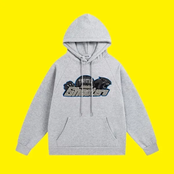 Trapstar Shooters Graphic Hoodie Gray - 1