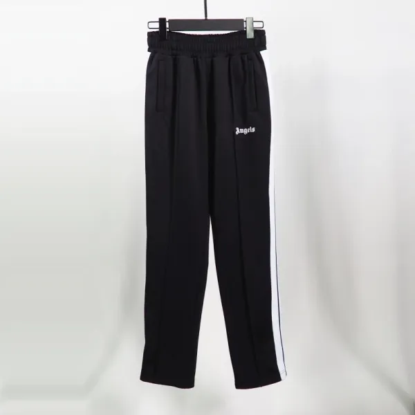 Palace Angels Track Pants Black with White Stripe - 1
