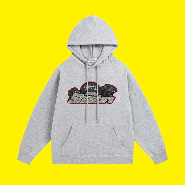 Trapstar Shooters Graphic Hoodie Gray - 1
