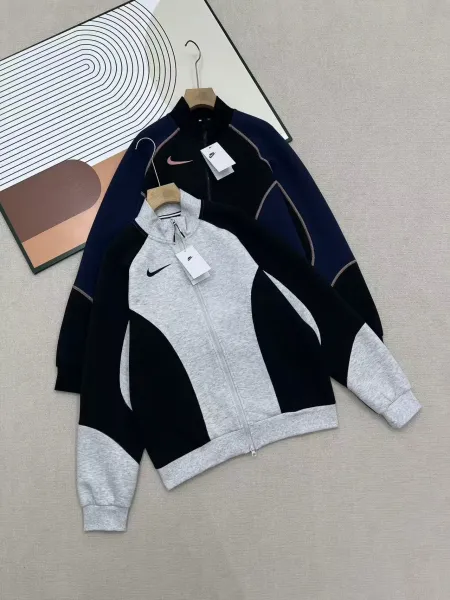 Nike Sportswear Heritage Track Jacket Purple and Navy Outerwear - 14