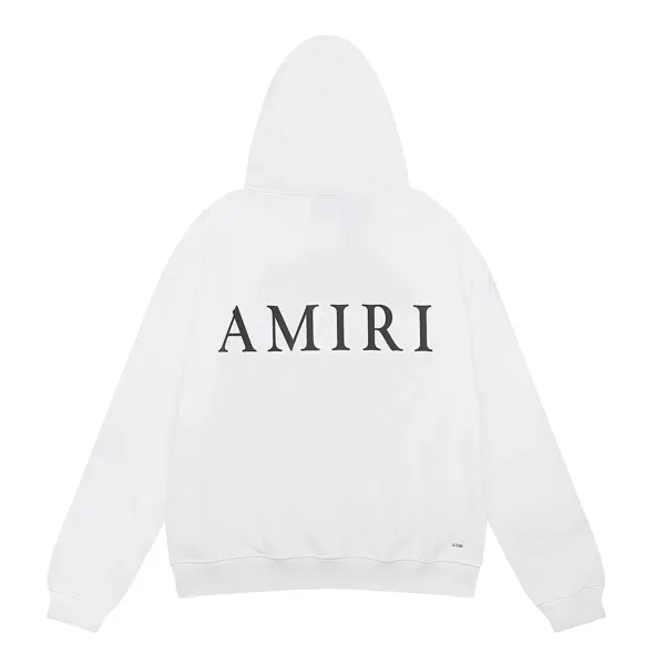 Amiri Rainbow Drip Hoodie Black - 48