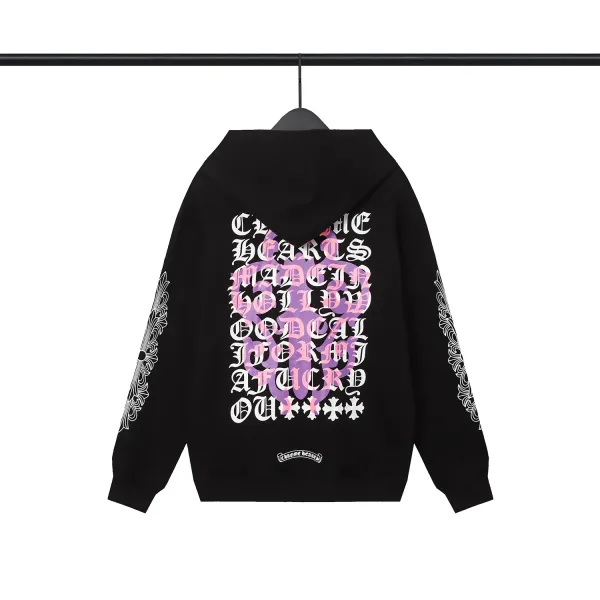 Chrome Hearts Flower Logo Hoodie White - 9