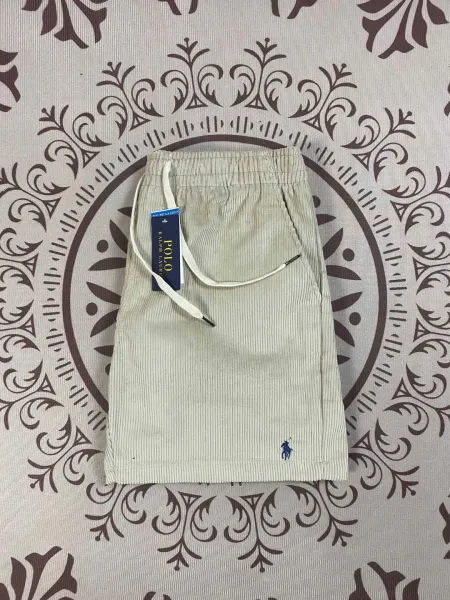 Ralph Lauren Polo Corduroy Shorts Beige Shorts - 36