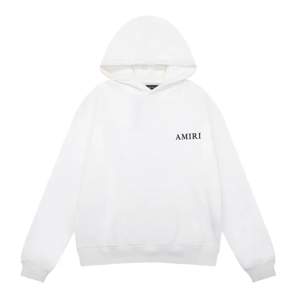 Amiri Rainbow Drip Hoodie Black - 42