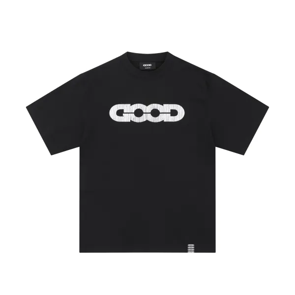 GOOD Chain Logo Black T-Shirt - 1
