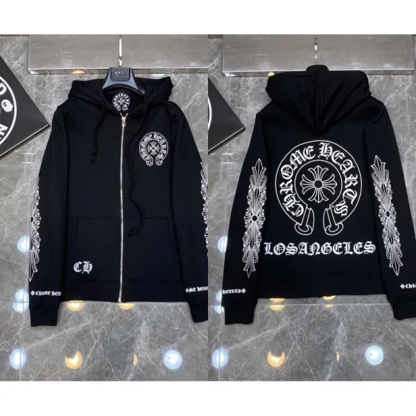 Chrome Hearts Los Angeles Hoodie Black - 1