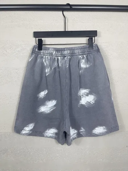 Balenciaga Logo-Embroidered Black Sweat Shorts - 13