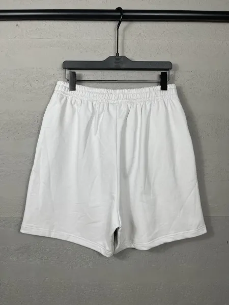 Balenciaga Logo-Embroidered Black Sweat Shorts - 35