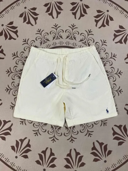 Ralph Lauren Polo Corduroy Shorts Beige Shorts - 1