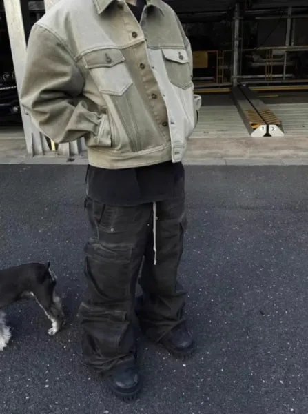 Rick Owens DRKSHDW Cargo Pants Black - 17