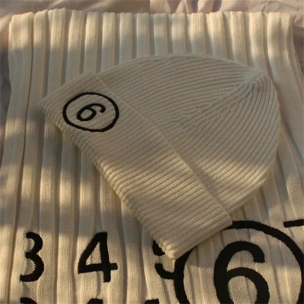 Off-White Circular 6 Beanie White - 4