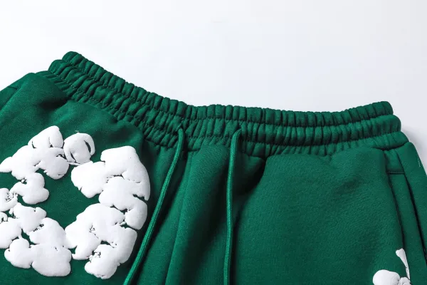 Off-White Cotton Flower Print Sweatshorts Gray - 11