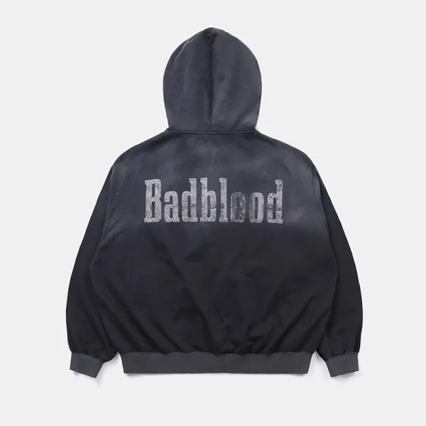Badblood S1 Hooded Windbreaker Black - 12