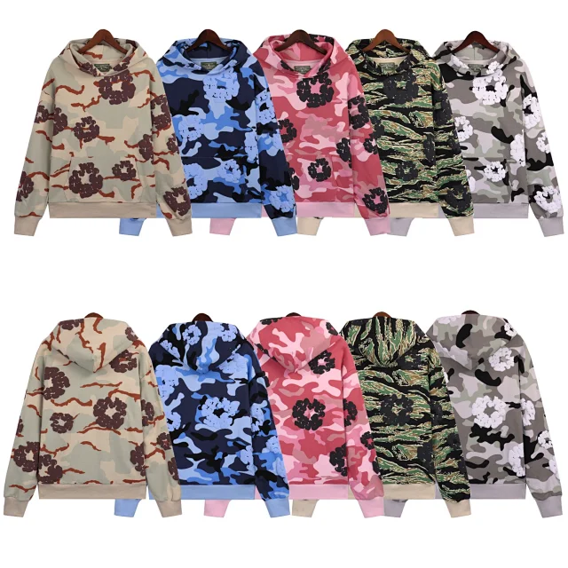 Unbranded Hoodies & Sweatshirts Full-Zip Camouflage Graphic Print product detail image 7