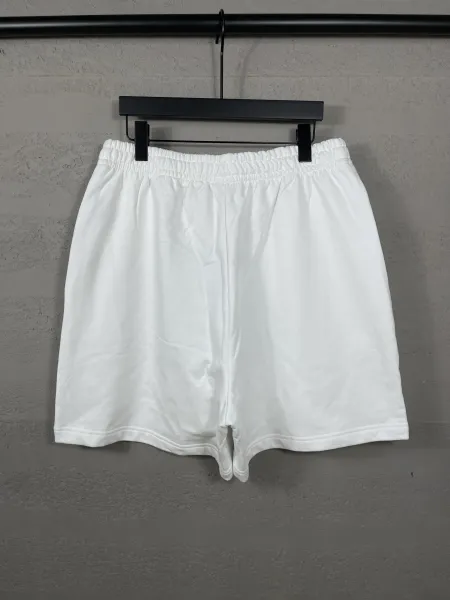 Balenciaga Logo-Embroidered Black Sweat Shorts - 29
