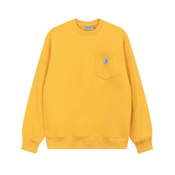 Carhartt WIP Pocket Sweatshirt Heather Gray Sweater - 32