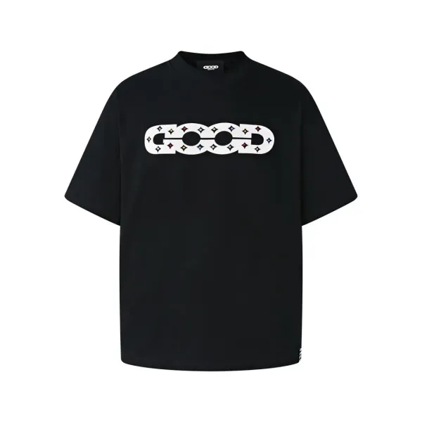 GOOD Goods Chain Logo Black T-Shirt - 1