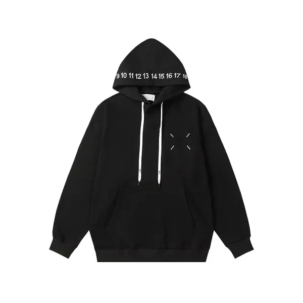 Off-White Numeric Hoodie Black Hoodie - 1