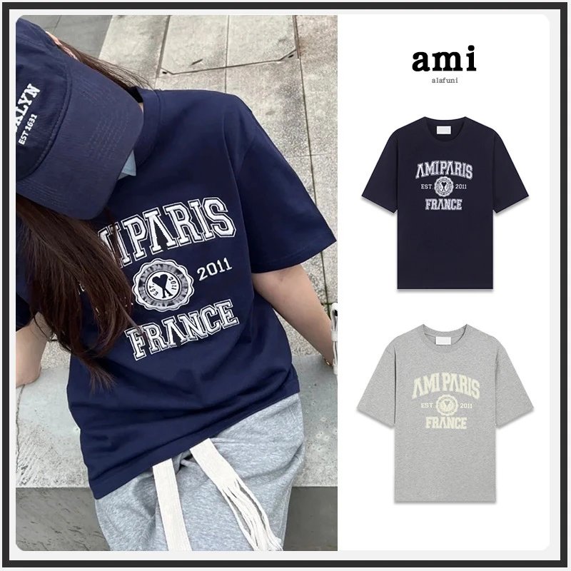 AM Pure Cotton Crew Neck Short Sleeve