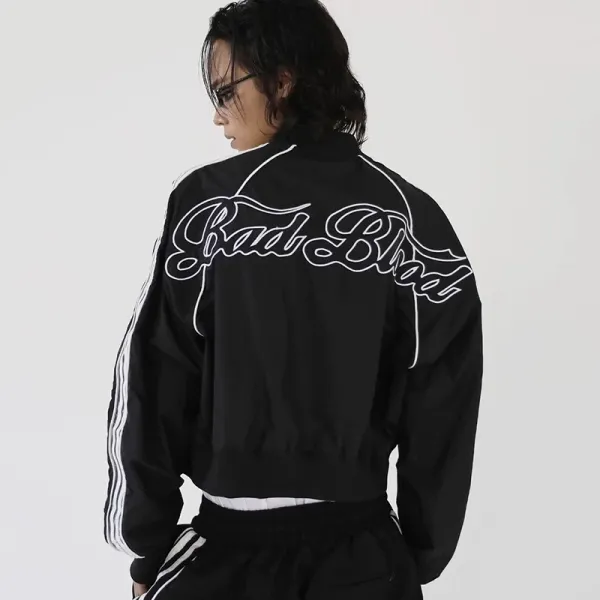 Reebok Track Pants Black with White Stripes Pants - 9