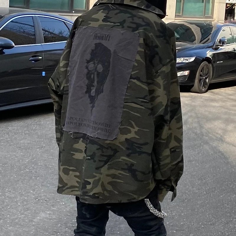 Checked Camouflage Shirt