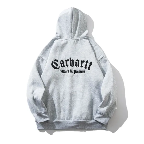 Carhartt Work In Progress Gray Hoodie - 1
