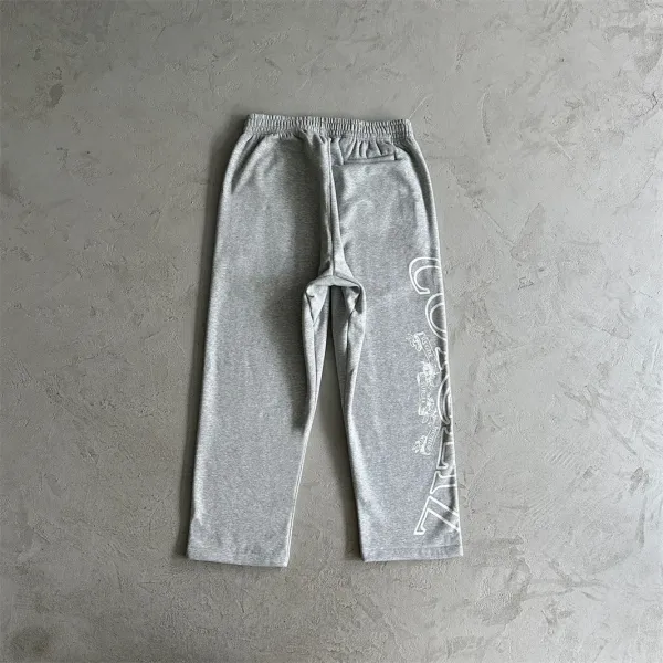 Off-White™ Oval Logo Zip-Up Hoodie and Sweatpants Set Gray - 16
