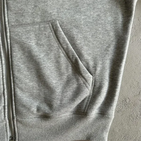 Off-White™ Oval Logo Zip-Up Hoodie and Sweatpants Set Gray - 22