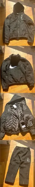Stüssy x Nike SB Pinstripe Sweatpants Black - 9
