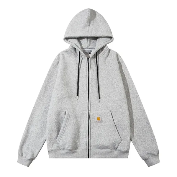 Carhartt Script Logo Hoodie Beige / Gray / Black / Olive / Navy / Purple / Orange / Forest Green - 22