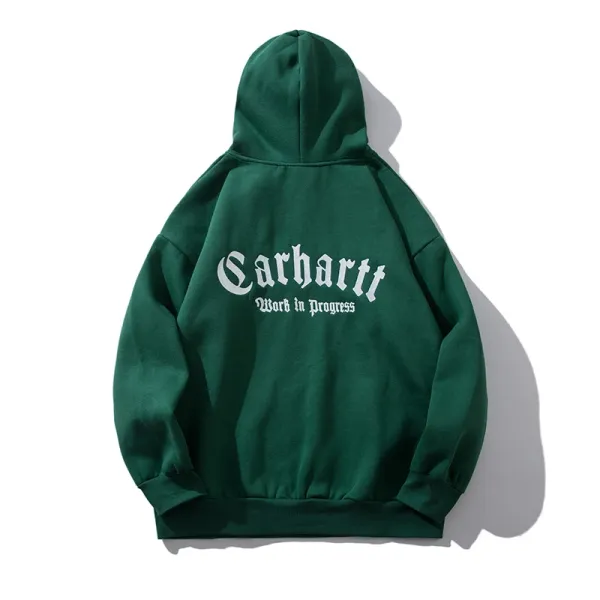 Carhartt Work In Progress Green Hoodie - 1