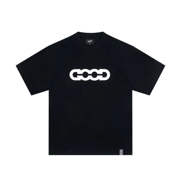 COOO Chain Link Logo Black T-Shirt - 1