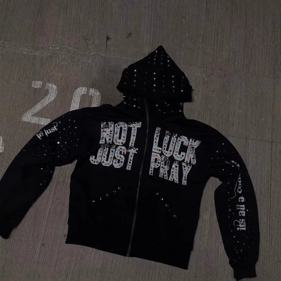 Rhinestone Hoodie