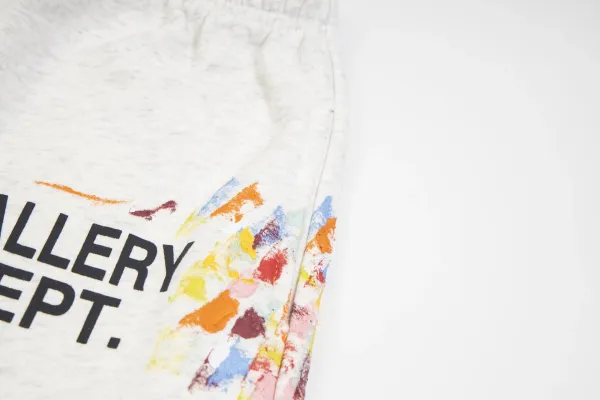Gallery Dept. Paint-Splatter Distressed Flare Jeans - 4