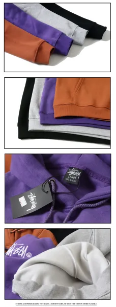 Stüssy Classic Logo Hoodie Terracotta Hoodie - 8