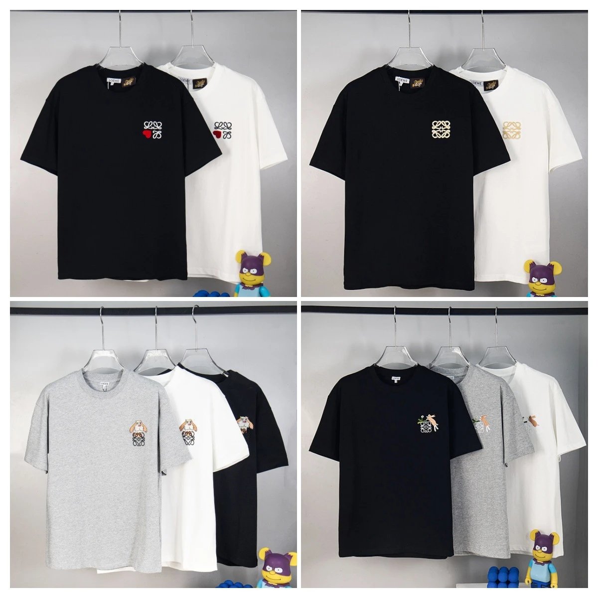 3D Embroidered Cotton T-Shirt