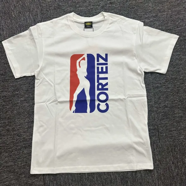 Corteiz x NBA-Inspired Logo White T-Shirt - 1