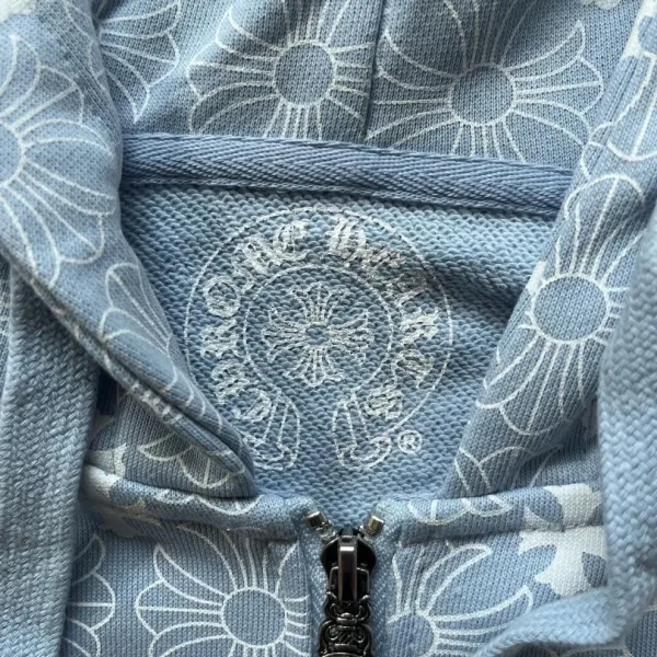 Chrome Hearts x Supreme Black Floral Hoodie - 18